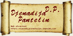 Đenadija Pantelin vizit kartica